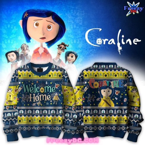 Coraline Welcome Home Christmas 2024 Sweater