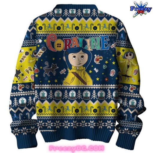 Coraline Welcome Home Christmas 2024 Sweater