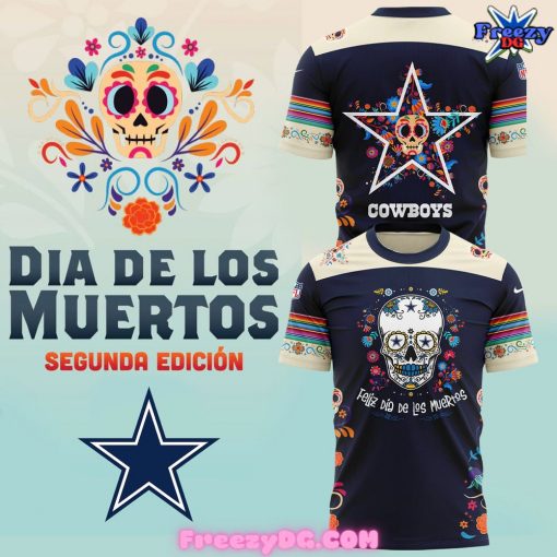 Dallas Cowboys Dia De Los Muertos T-Shirt