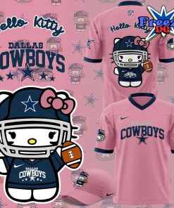 Dallas Cowboys x Hello Kitty Pink Football Jersey