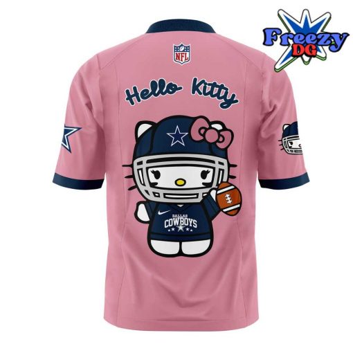 Dallas Cowboys x Hello Kitty Pink Football Jersey