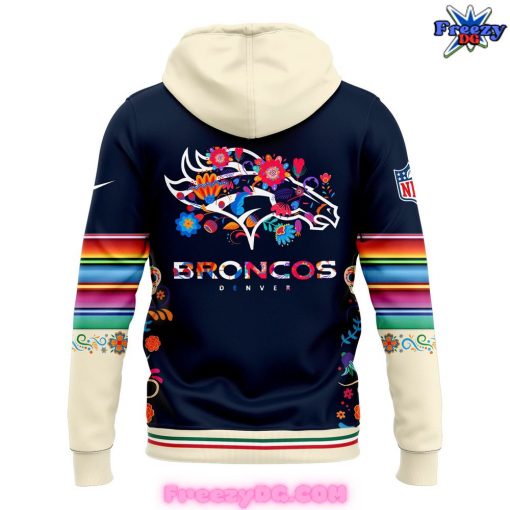 Denver Broncos Dia De Los Muertos 2024 Hoodie