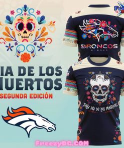 Denver Broncos Dia De Los Muertos Special T-Shirt