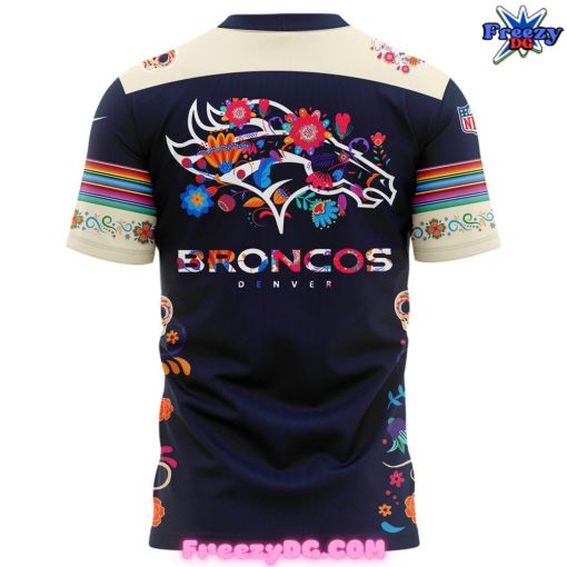 Denver Broncos Dia De Los Muertos Special T-Shirt