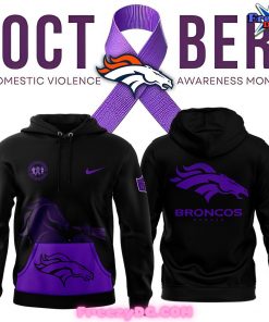 Denver Broncos Domestic Violence Awareness Month Hoodie