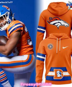 Denver Broncos Native American Heritage Orange Hoodie