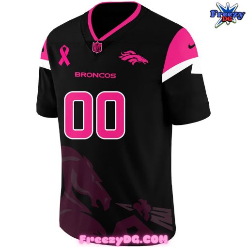 Denver Broncos NFL Crucial Catch Breast Cancer 2024 Football Jersey