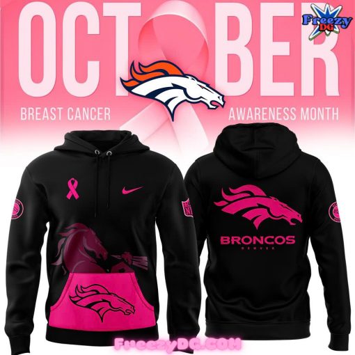 Denver Broncos NFL Crucial Catch Breast Cancer 2024 Hoodie