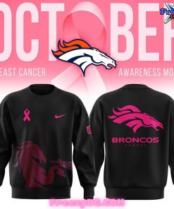 Denver Broncos NFL Crucial Catch Breast Cancer 2024 Sweatshirt