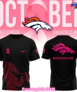 Denver Broncos NFL Crucial Catch Breast Cancer 2024 T-Shirt