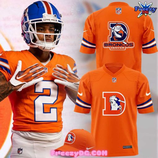 Denver Broncos Retro Orange Crush 2024 Football Jersey