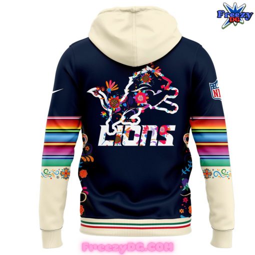 Detroit Lions Dia De Los Muertos Hoodie