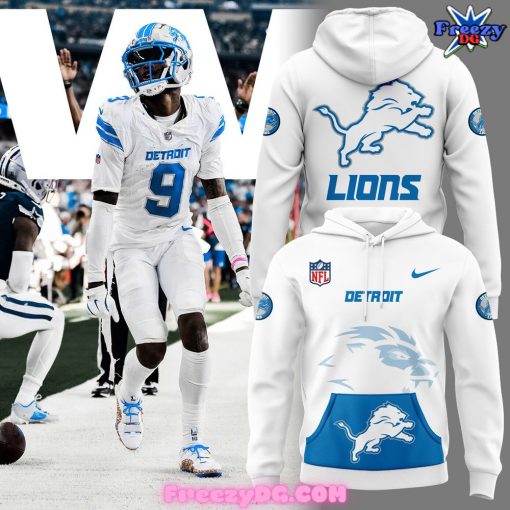 Detroit Lions Ice White Limited Hoodie