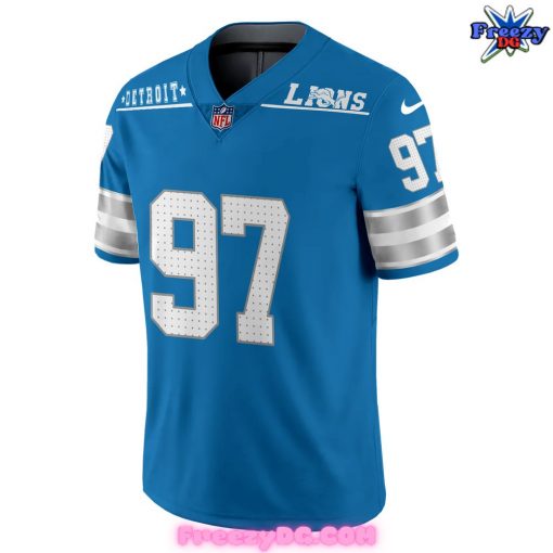 Detroit Lions New Uniform 2024-25 Blue Football Jersey