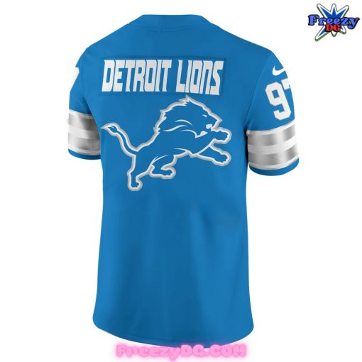 Detroit Lions New Uniform 2024-25 Blue Football Jersey