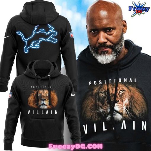 Detroit Lions POSITIONAL VILLAIN Edition Hoodie