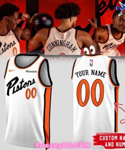 Detroit Pistons Stockx Custom 2024 Basketball Jersey