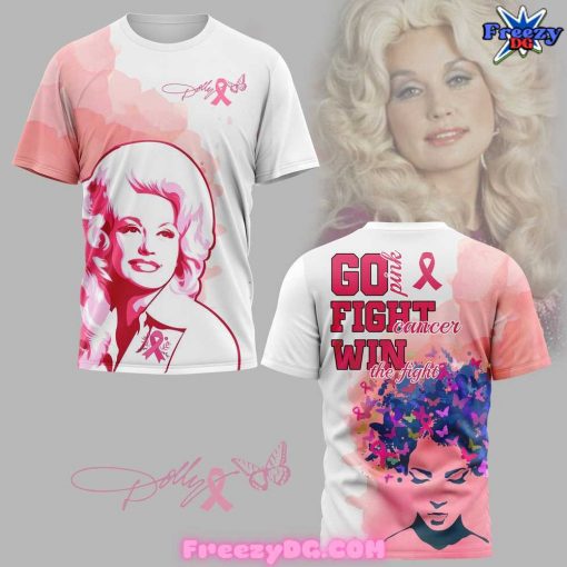 Dolly Parton Pink Ribbon Cancer Awareness T-Shirt