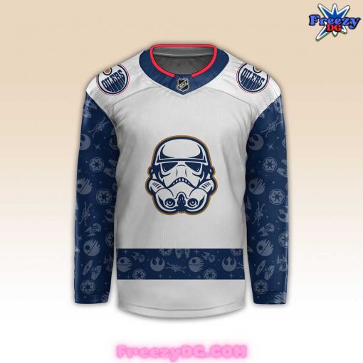 Edmonton Oilers x Star Wars Night 2024 Hockey Jersey