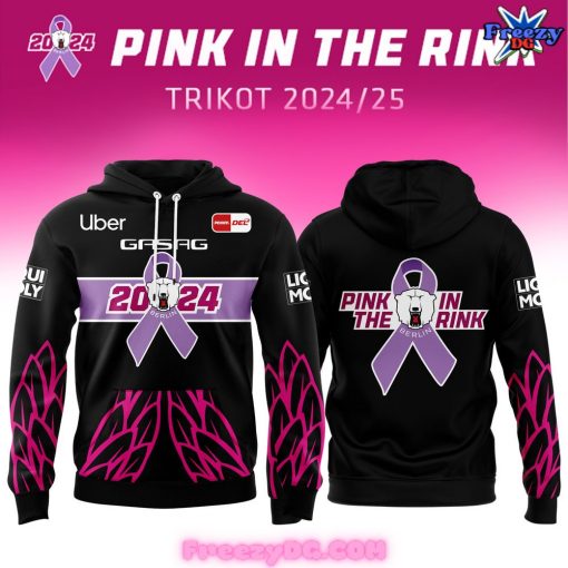 Eisbären Berlin Pink In The Rink 2024 Black Hoodie