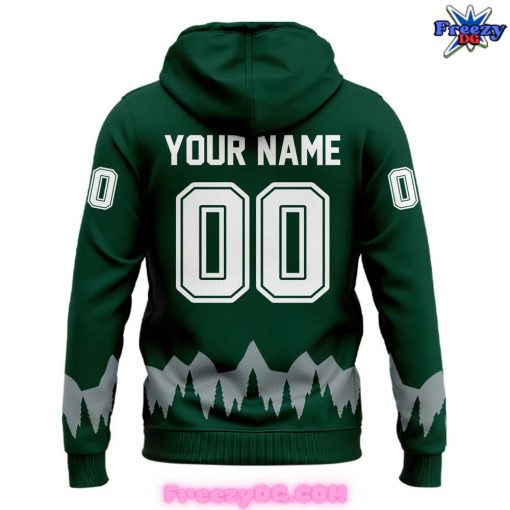 Everett Silvertips Custom 2024 Green Hoodie