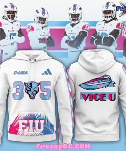 FIU’s ViceU Uniform 2024 White Hoodie