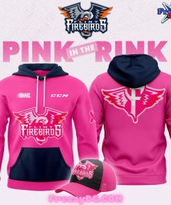 Flint Firebird Pink in the Rink Night 2024 Hoodie