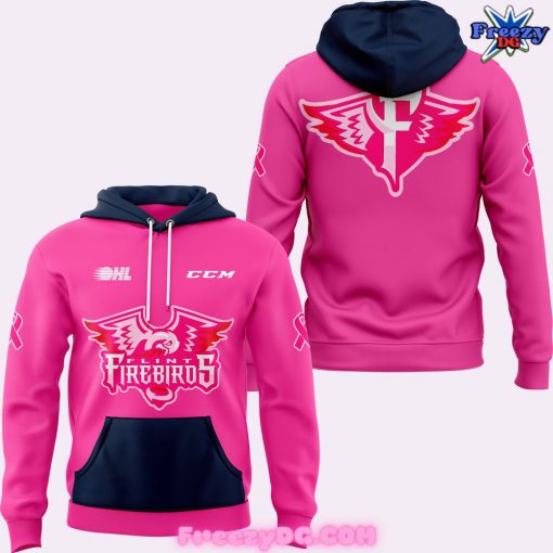 Flint Firebird Pink in the Rink Night 2024 Hoodie