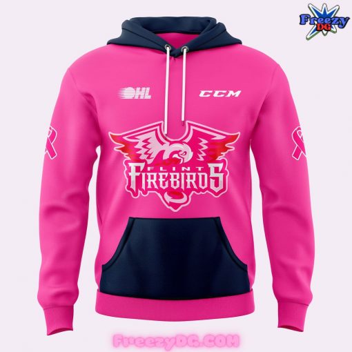 Flint Firebird Pink in the Rink Night 2024 Hoodie