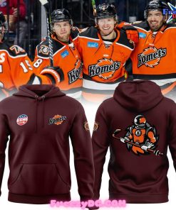 Fort Wayne Komets Limited Edition 2024 Burgundy Hoodie