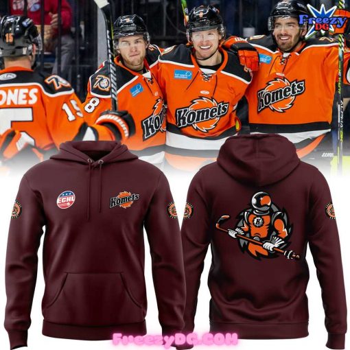 Fort Wayne Komets Limited Edition 2024 Burgundy Hoodie