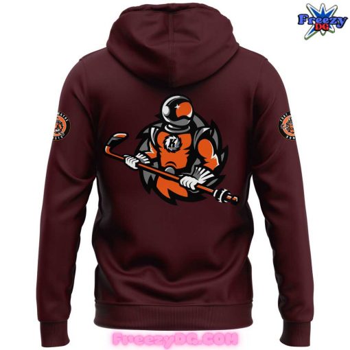 Fort Wayne Komets Limited Edition 2024 Burgundy Hoodie