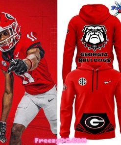 Georgia Bulldogs SEC 2024 Red Hoodie