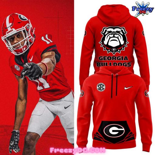 Georgia Bulldogs SEC 2024 Red Hoodie