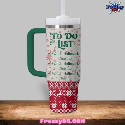 Hallmark Channel Christmas Wonderland Stanley Tumbler Cup