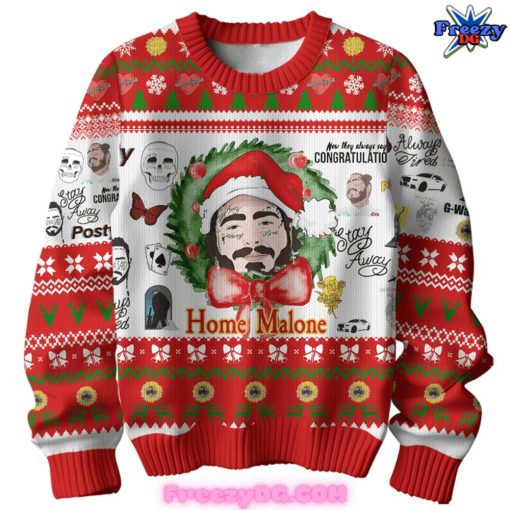 Home Post Malone Merry Postmas Special Sweater