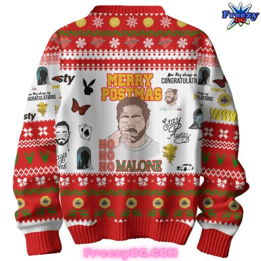 Home Post Malone Merry Postmas Special Sweater