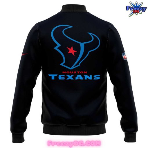 Houston Texans H-Town 2024 Blue Baseball Jacket