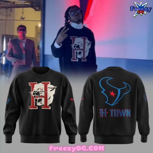 Houston Texans H-Town Honor The Gift Mascot Special Sweatshirt