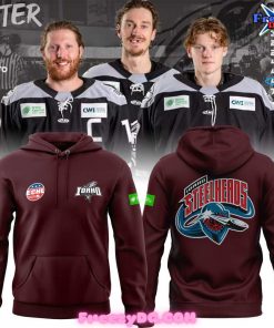 Idaho Steelheads Limited Edition 2024 Burgundy Hoodie