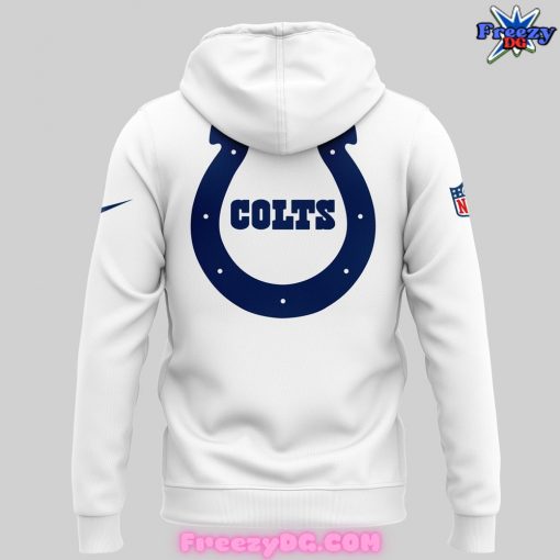 Indianapolis Colts Jesus Is King 2024 White Hoodie