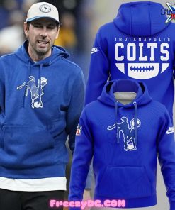 Indianapolis Colts NFL Throwback 2024 Blue Hoodie