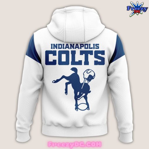 Indianapolis Colts NFL Throwback 2024 White Hoodie