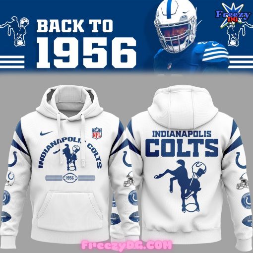 Indianapolis Colts NFL x Nike Throwback 2024 White Hoodie