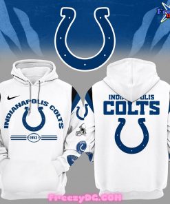 Indianapolis Colts Nike Throwback 2024 White Hoodie