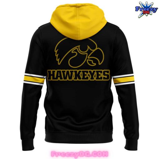 Iowa Hawkeyes Yellow Football 2024 Hoodie