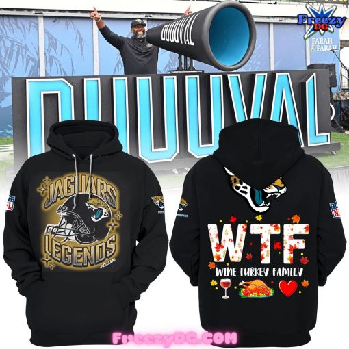 Jacksonville Jaguars Wine Turkey Family Special Hoodie