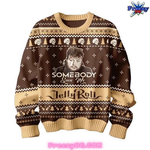 Jelly Roll Somebody Save Me Special Ugly Sweater