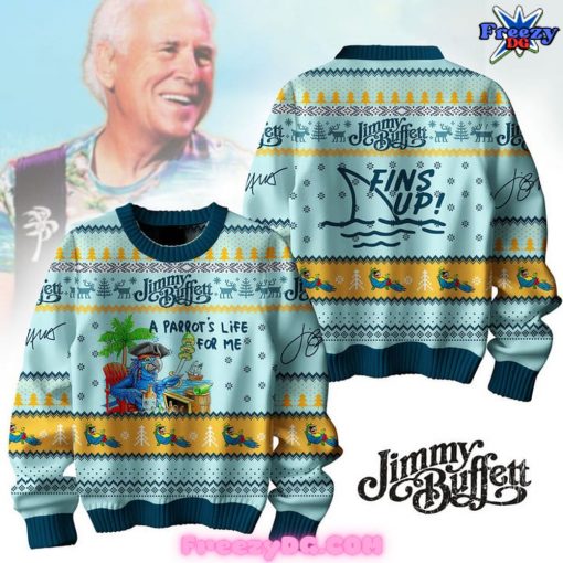 Jimmy Buffett Fins Up Edition Special Ugly Sweater