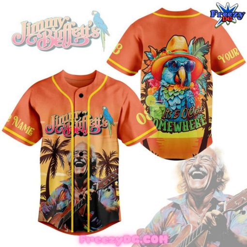 Jimmy Buffett It’s 5 O’Clock Somewhere 2024 Baseball Jersey